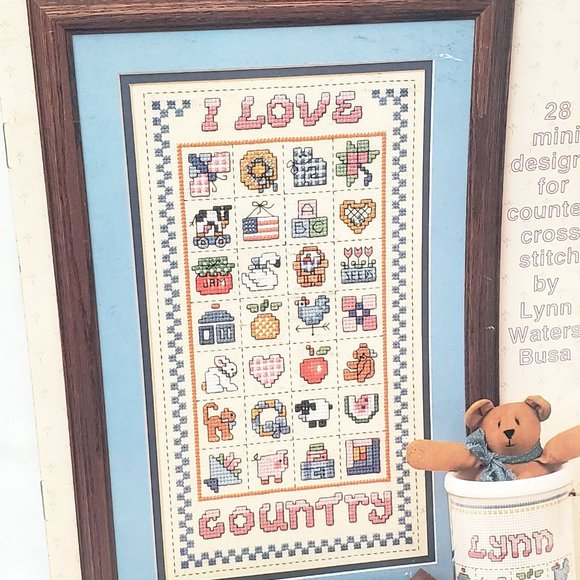 Simply Country Cross Stitch Pattern Leaflet BK42 Graph-it Arts - Picture 1 of 6